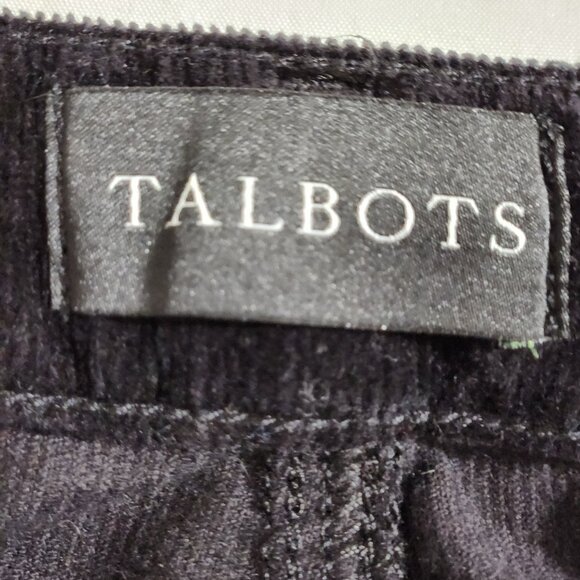 Talbots Women's Size 8 Black Five Pocket Belt Loop Corduroy Jegging Pants - Picture 14 of 15